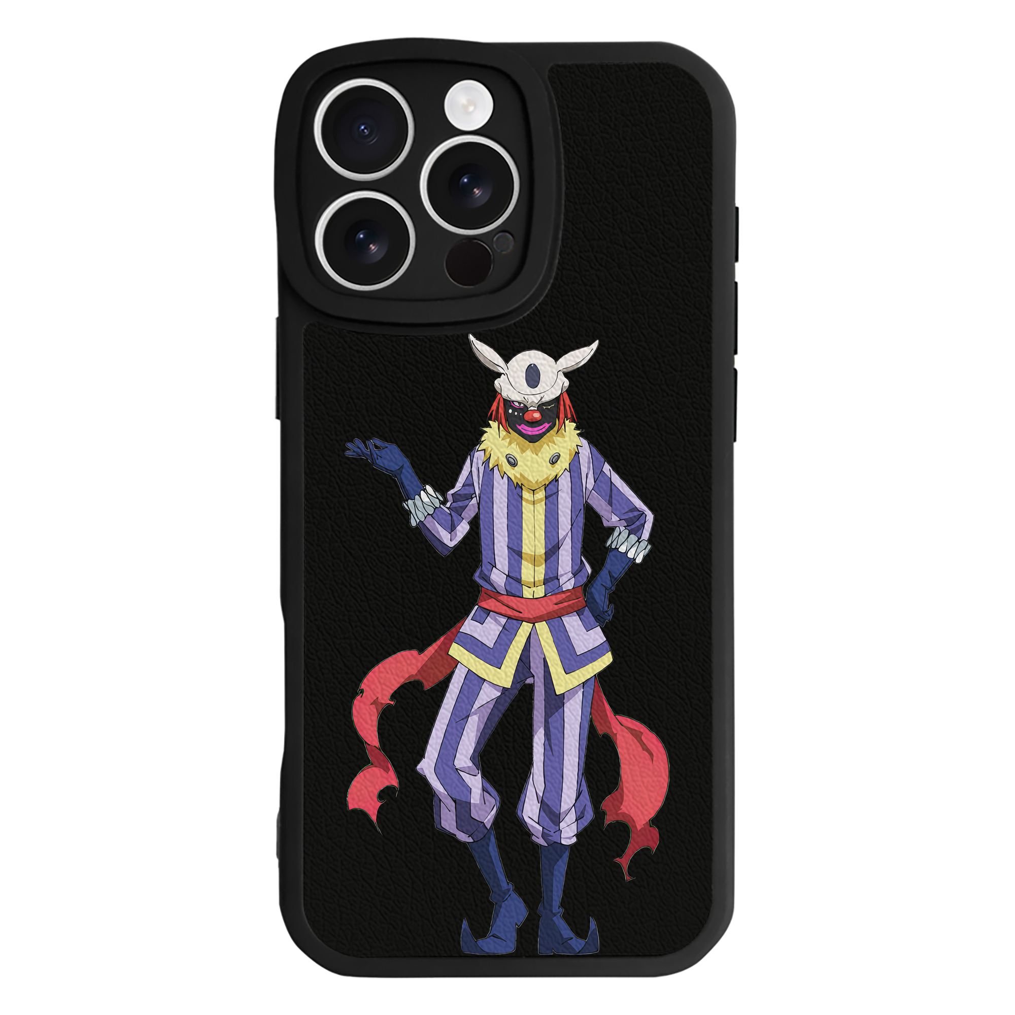 （画像用） 転スラ Regarding Reincarnated to Slime 【iPhone 16シリーズ対応】シリコンスマホケース（レザー調） 材質：シリコン